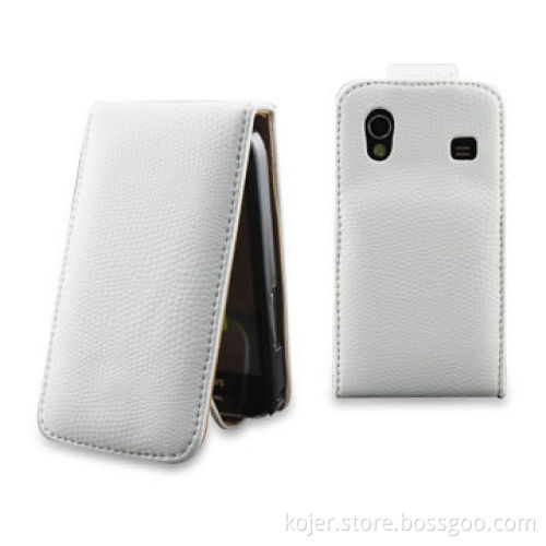PU Leather Case for Samsung S5830, with Magnetic Flap on Top, OEM Orders are Welcome